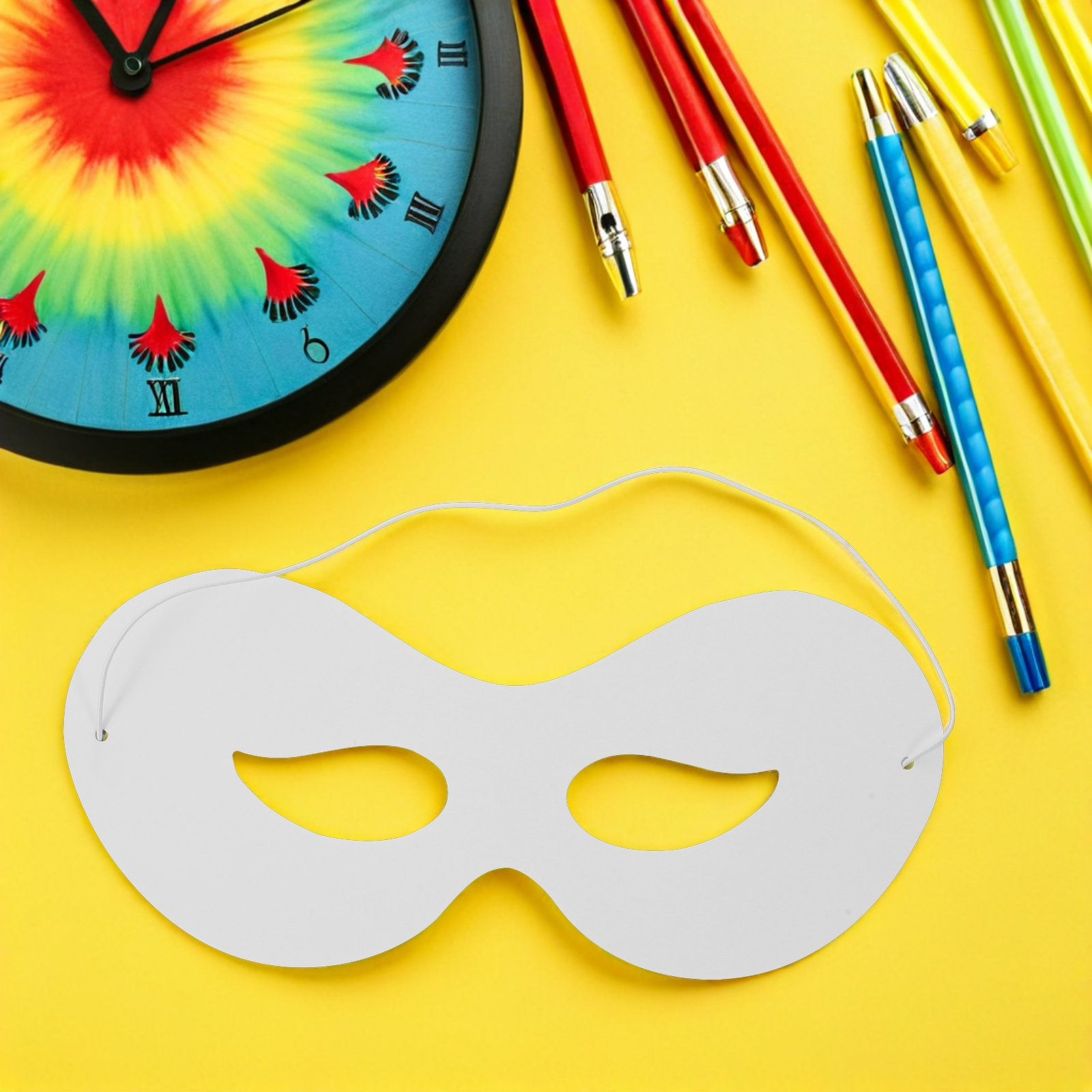 40Pcs Children DIY Paintable W - Kids Face Mask recension och pris