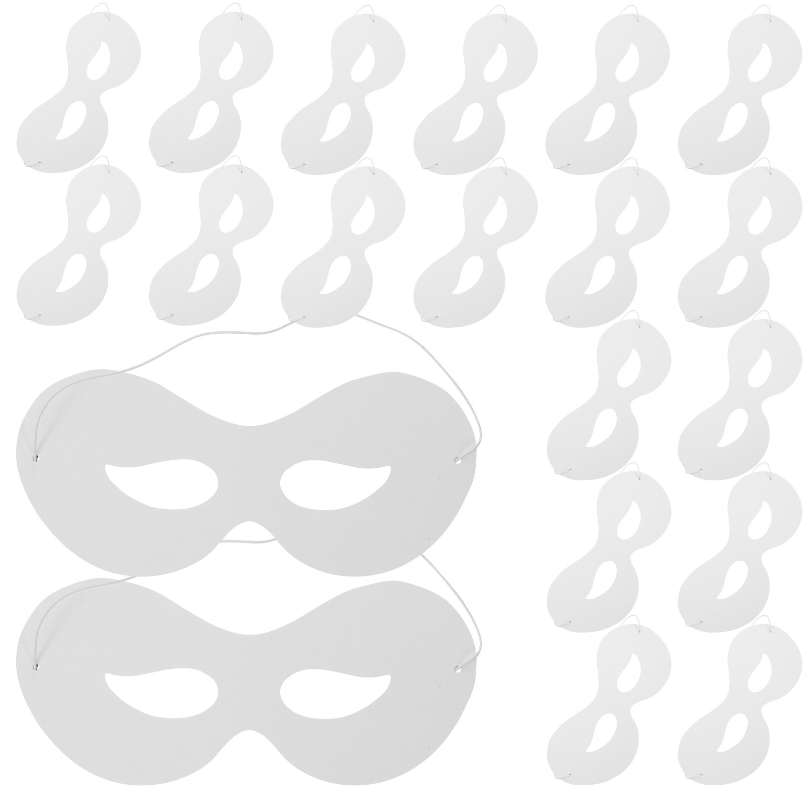 40Pcs Children DIY Paintable W - Kids Face Mask recension och pris