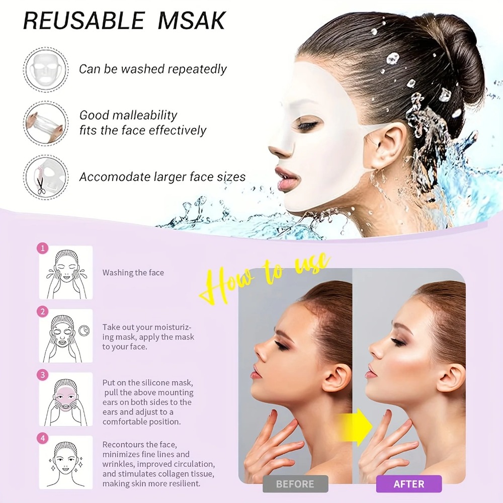 Reusable Silicone Face Mask Ho - Silicone Mask Bracket recension och pris