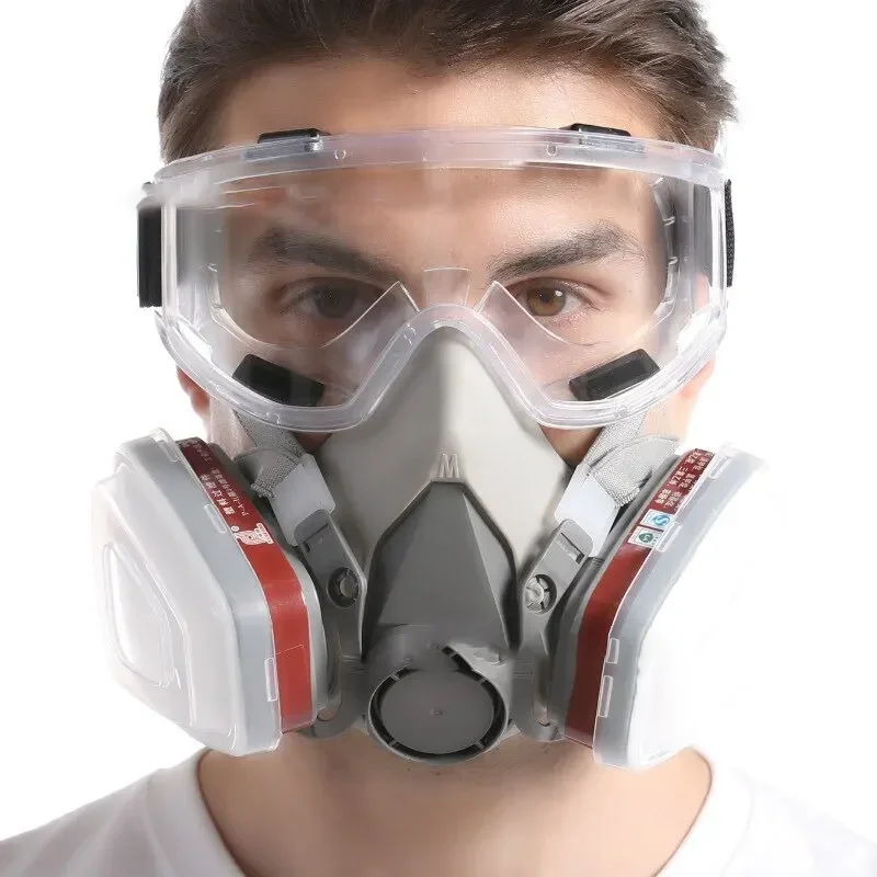 Original 6200 Respirator Reusa - Dust Mask Construction recension och pris