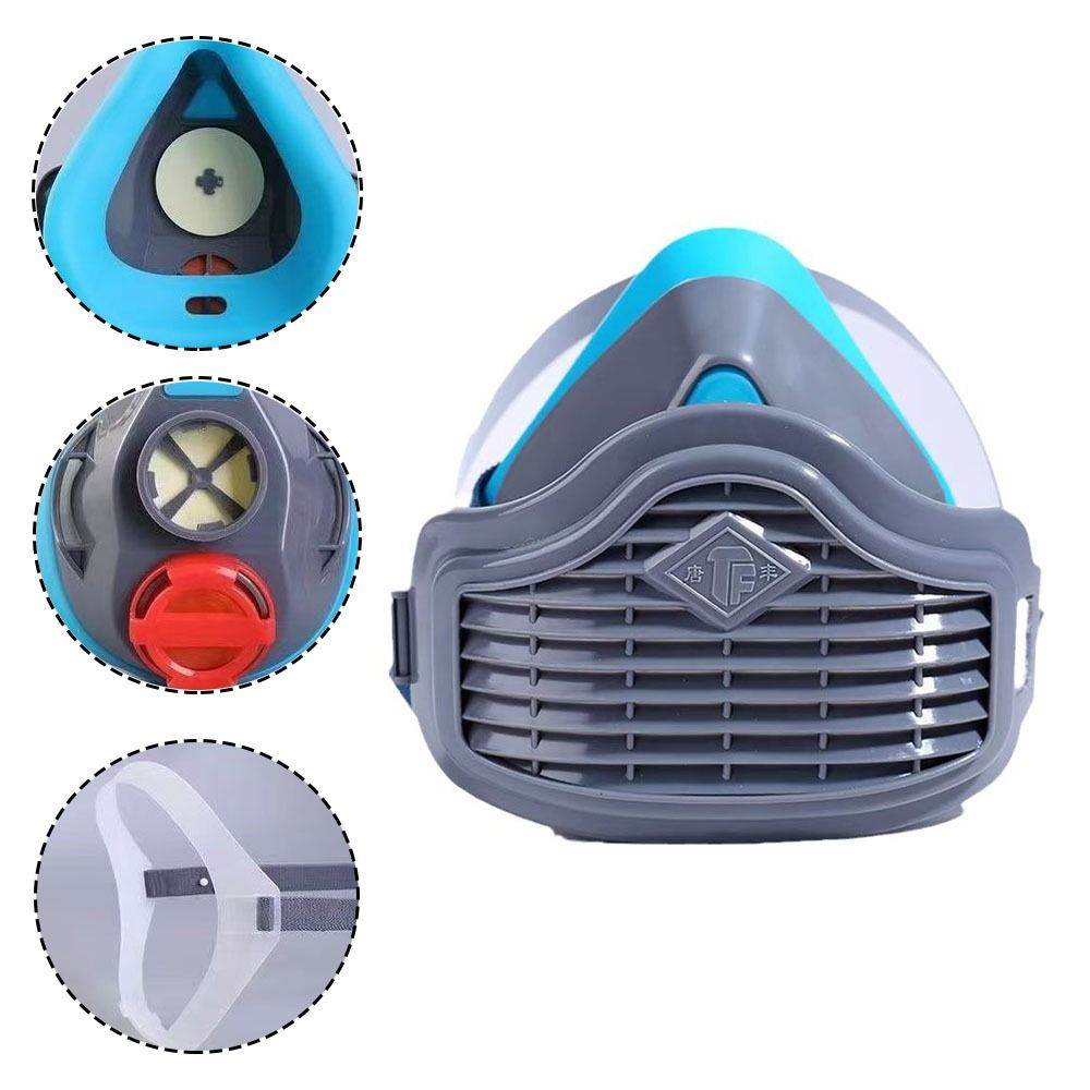 Silicone Dustproof Half Mask R - Respirator Half Face recension och pris