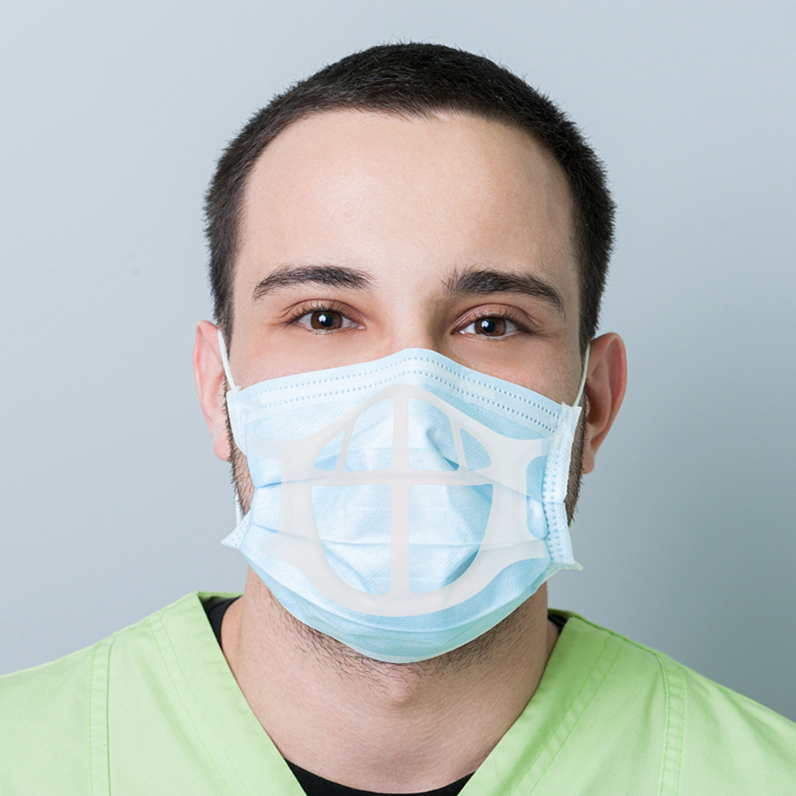 5Pcs Premium Food Grade Silico - Silicone Mask Bracket recension och pris