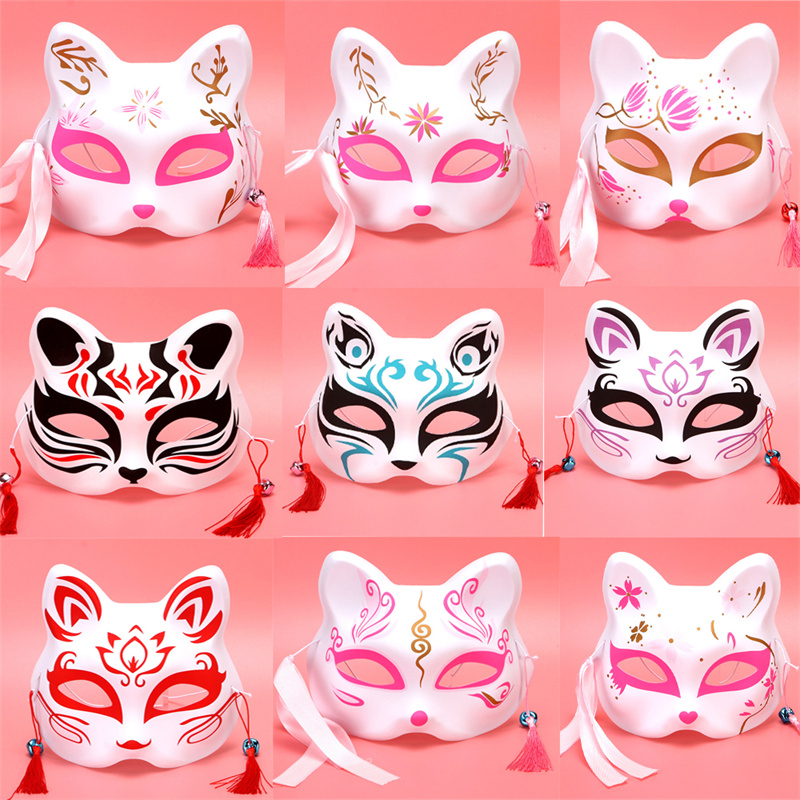 Japanese Fox Mask Half Face Ha - Respirator Half Face recension och pris