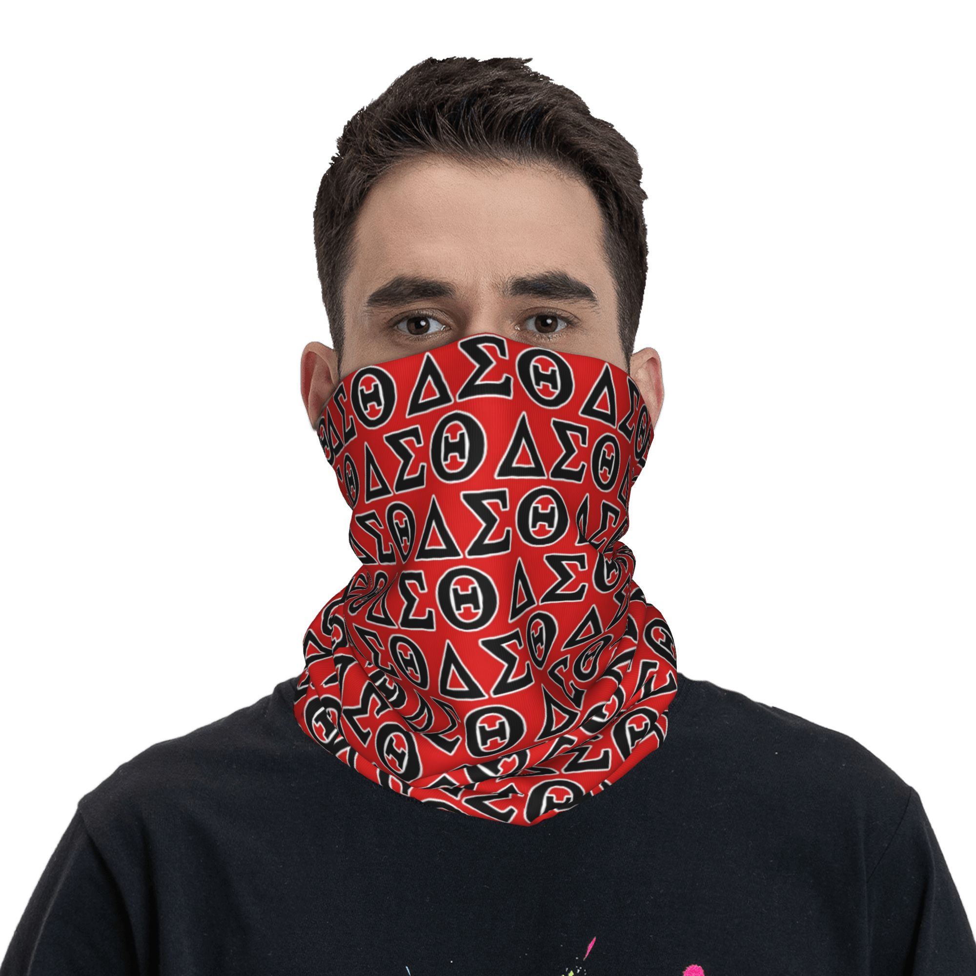 Custom Delta'ES Sigma'ES Theta - Neck Gaiter Face Cover recension och pris