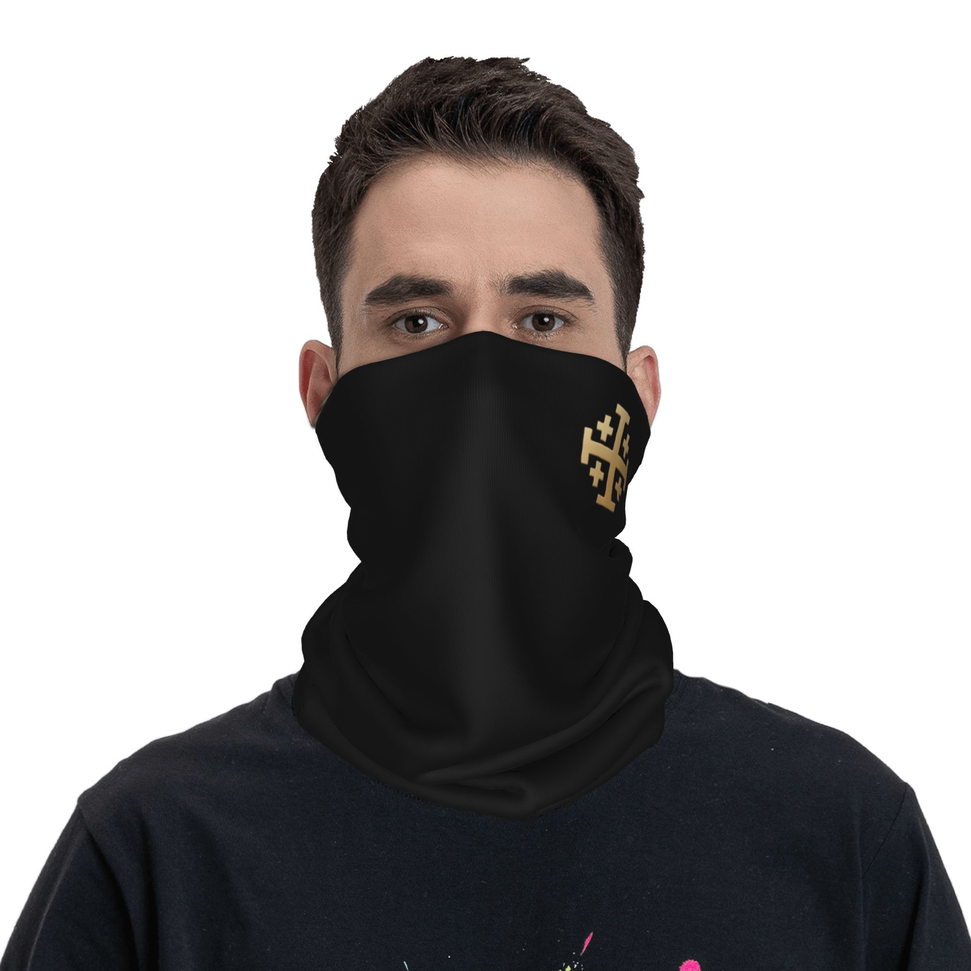 Knight Jerusalem Cross Christi - Neck Gaiter Face Cover recension och pris