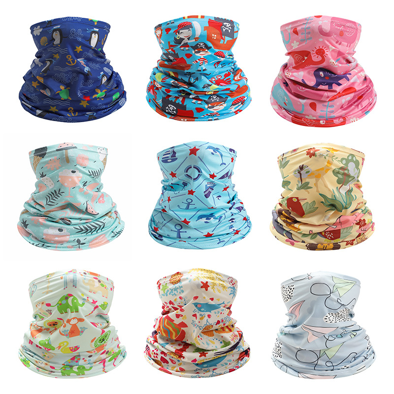 Kids Neck Cover Cute Ice Silk  - Kids Face Mask recension och pris