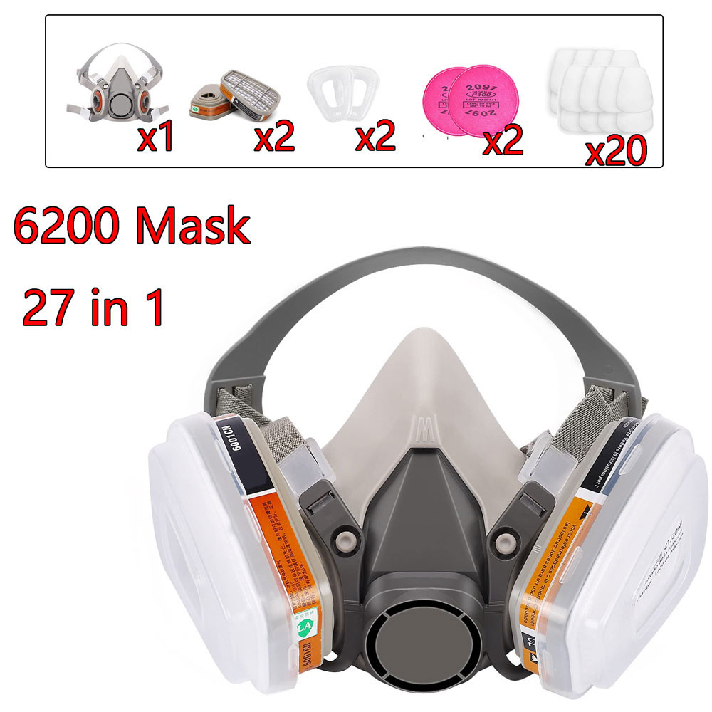 Gas Mask 6200 Set Vehicle Pain - Face Mask Storage Box recension och pris