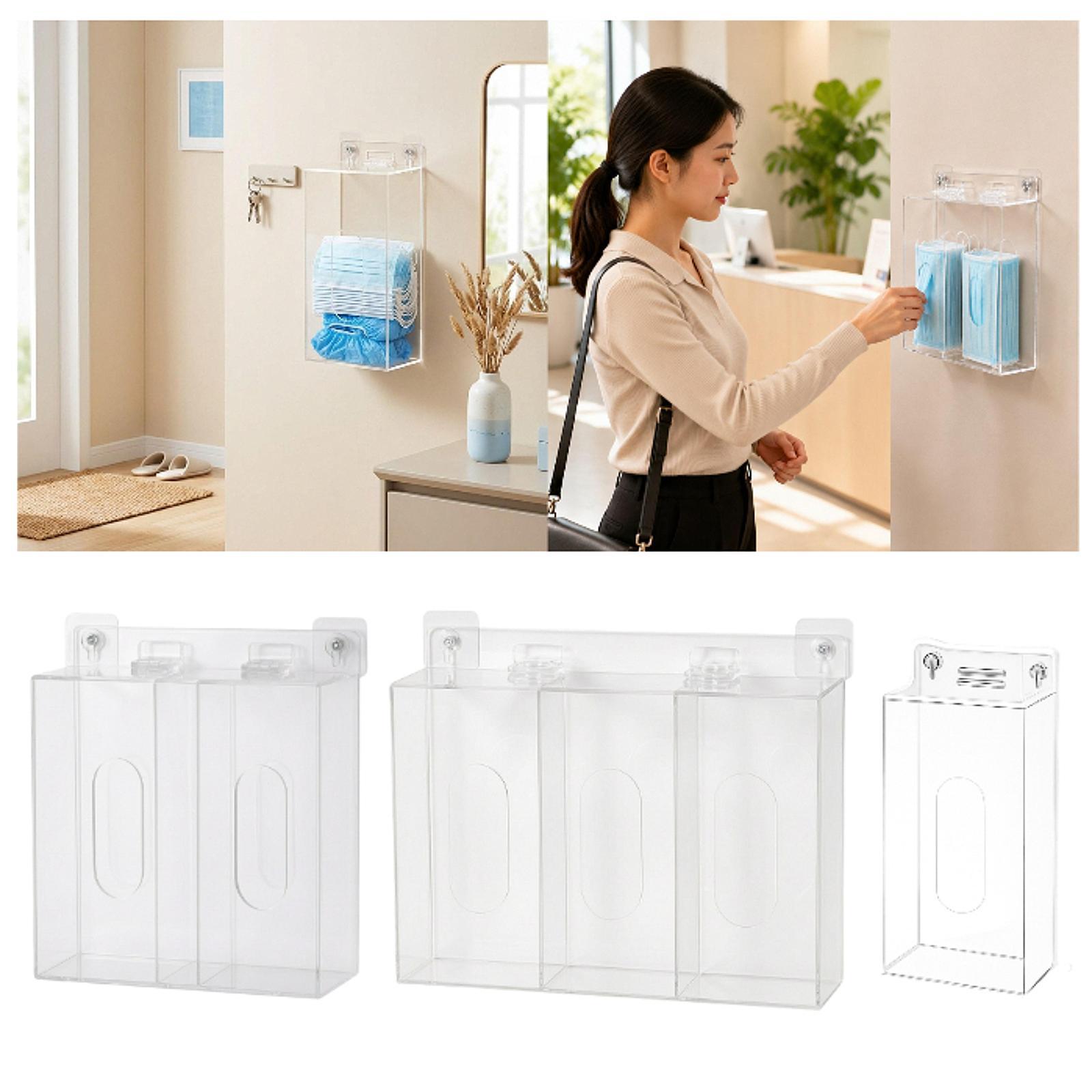 Acrylic Glove Box Holder Wall  - Face Mask Storage Box recension och pris